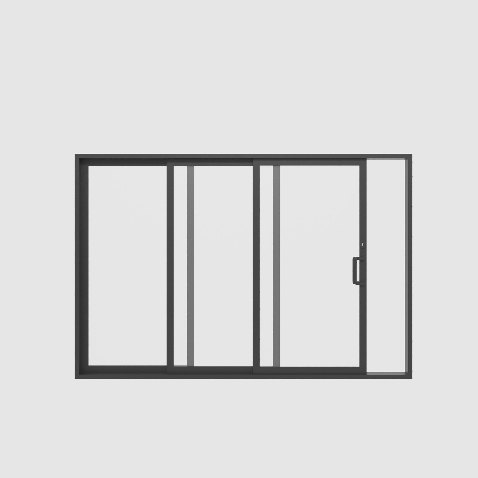 Aluminum Thermal Break Sliding Door 144x96 inches
