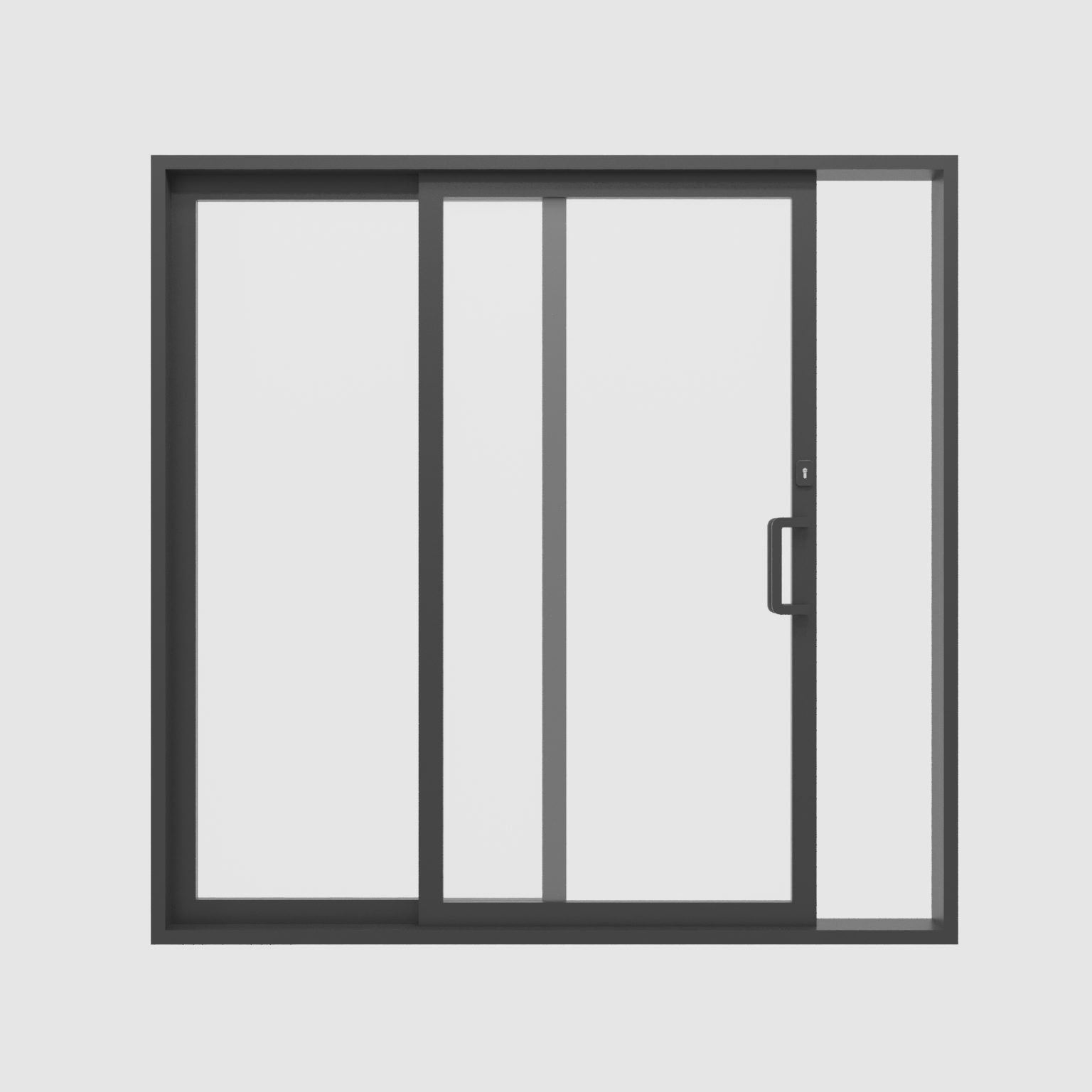 Aluminum Thermal Break Sliding Door 96x96 inches