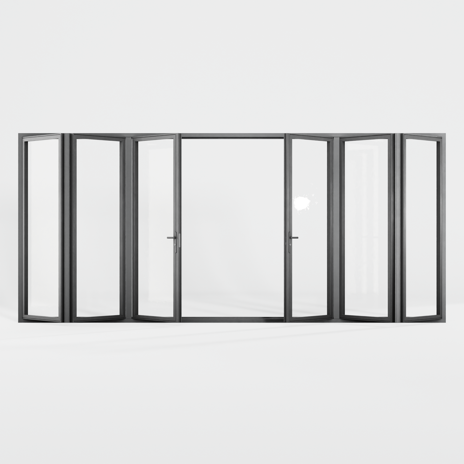 Aluminum Thermal Break Bi Fold Door 216x96 inches
