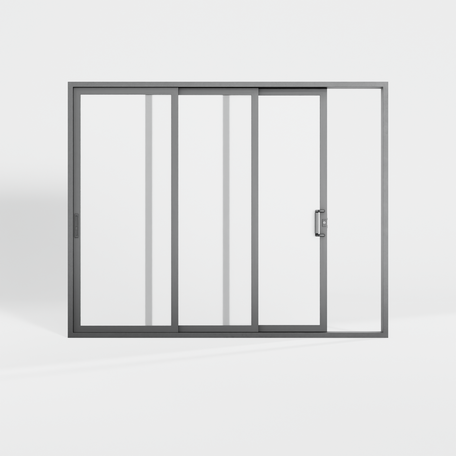 Aluminum Thermal Break Sliding Door 144x80 inches