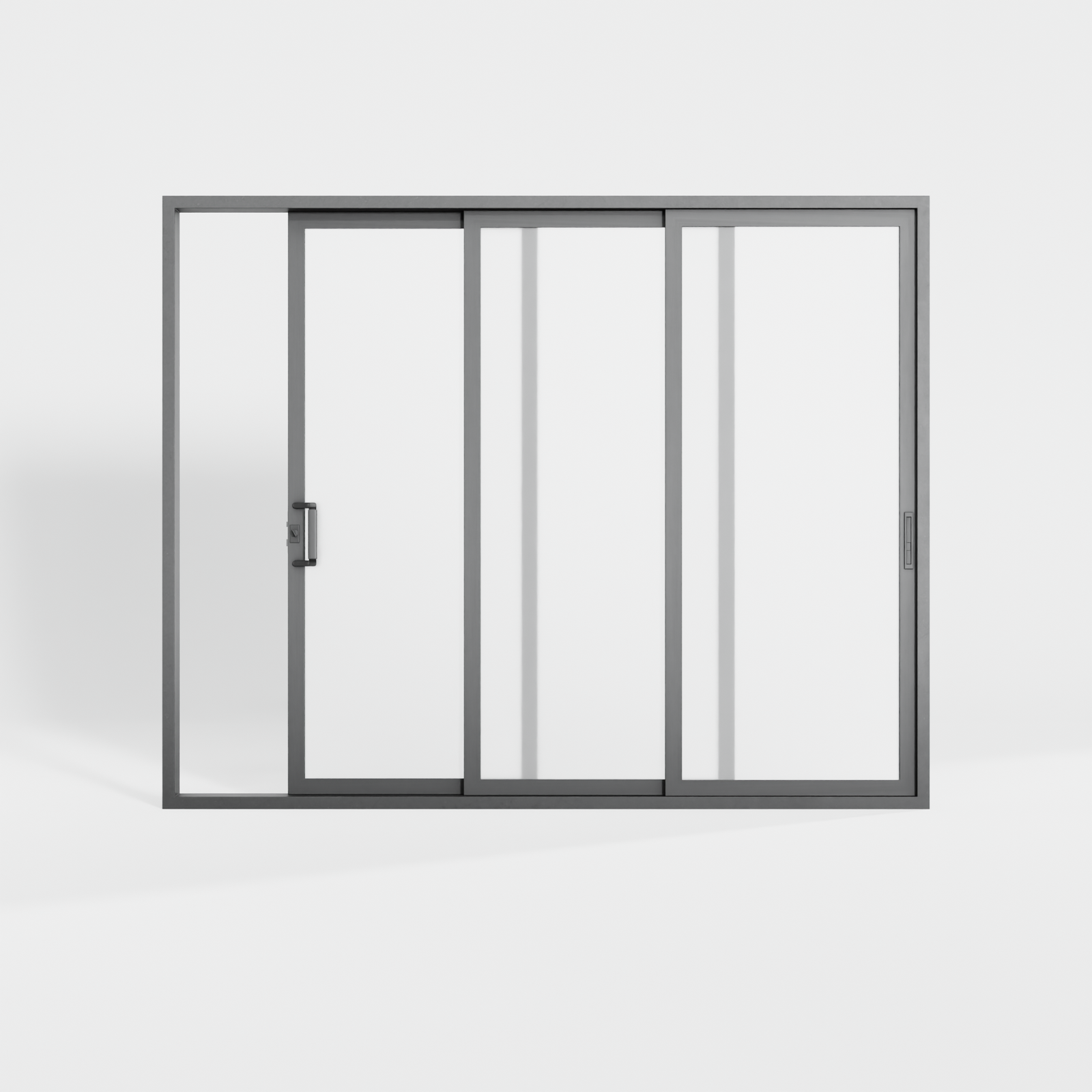 Aluminum Thermal Break Sliding Door 144x80 inches