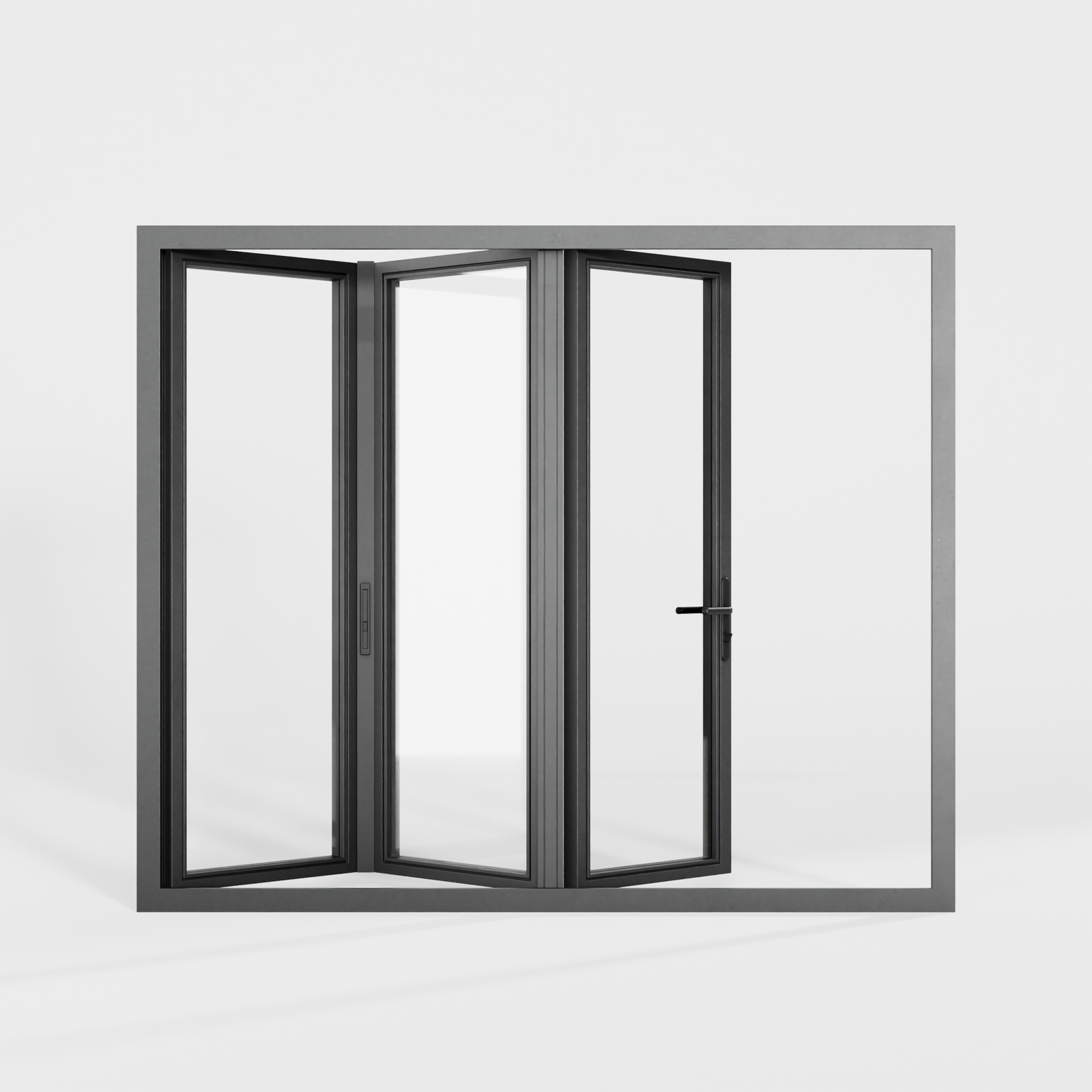 Aluminum Thermal Break Bi Fold Door 96x80 inches