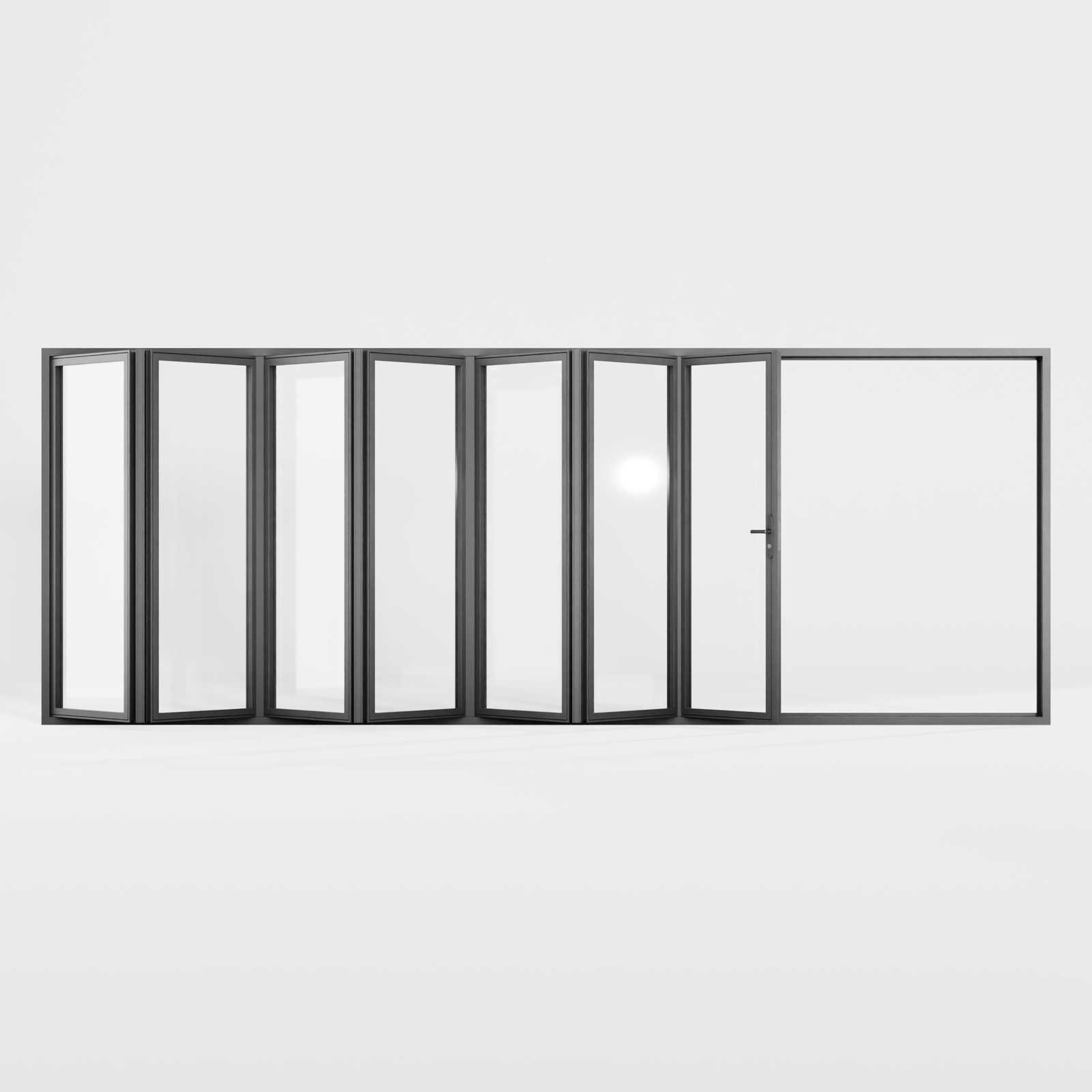 Aluminum Thermal Break Bi Fold Door 240x90 inches